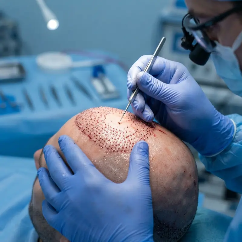 Hair graft placement planning
